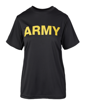 Soffe 8851A Adult S/S Tee in Black w01