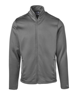 Soffe 6966M ADLT POLY TECH FLEECE JACKET in Gunmetal 017