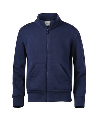 Soffe 9310M Full Zip Mock in Navy bew