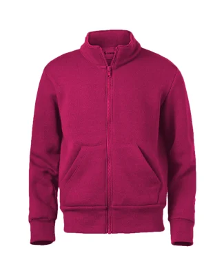 Soffe 9310M Full Zip Mock in Maroon r3r