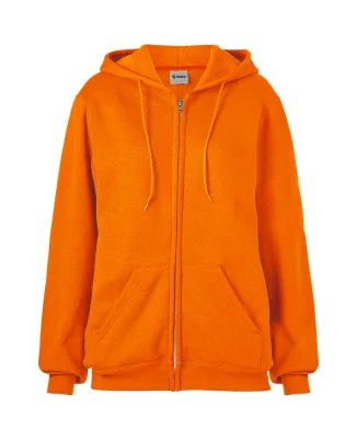 Soffe 9377 9 Oz Flc Zip Hood in Orange y6d