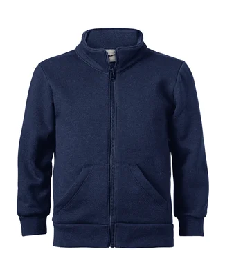 Soffe 9310T Full Zip Mock Tod in Navy bew