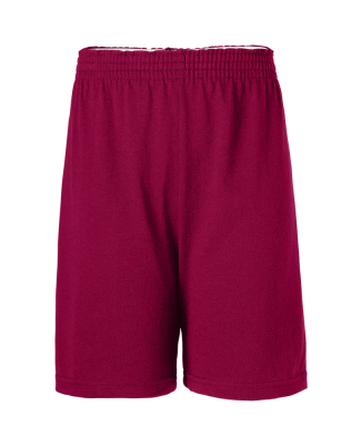 Soffe B035 Youth Short in Maroon r7k