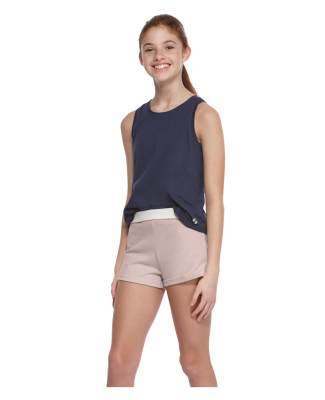 Soffe B037 Youth Short in Rose smoke fr4