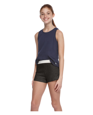 Soffe B037 Youth Short in Team black heather k9j
