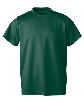 Soffe 995Y YTH SS PERFORMANCE TEE PLY in Dk green w06