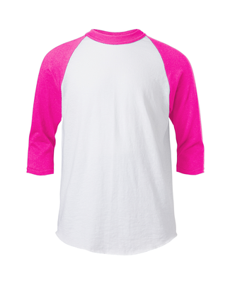 Soffe B209 Youth B/B Tee in Neon pink rjj