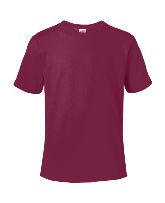 Soffe B345 Youth S/S Tee in Maroon 603