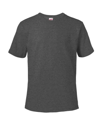 Soffe B345 Youth S/S Tee in Charcoal heather h24