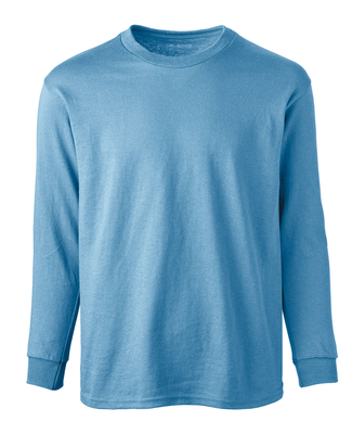 Soffe B375 Youth L/S Tee in Lt. blue bf4