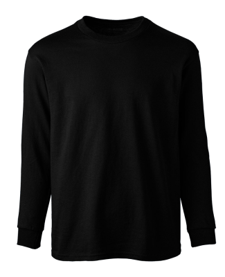 Soffe B375 Youth L/S Tee in Black e27