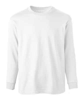 Soffe B375 Youth L/S Tee in White n18