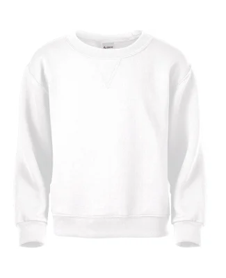 Soffe B9001 9 Oz Fleece Shirt in White n46