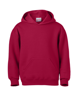 Soffe B9289 9 Oz Fleece Hood in Cardinal r3m