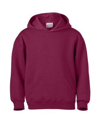 Soffe B9289 9 Oz Fleece Hood in Maroon r9l