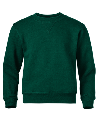 Soffe J9001 9 Oz Flc Shirt in Dk green g5k