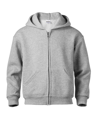 Soffe J9078 9 Oz Flc Zip Hood in Oxford h52