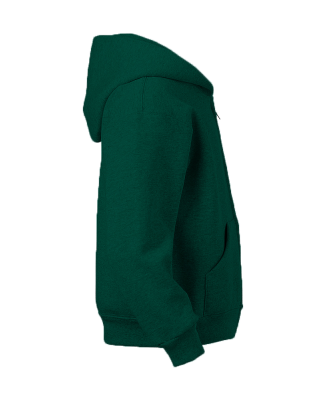 Soffe J9078 9 Oz Flc Zip Hood in Dk green 301