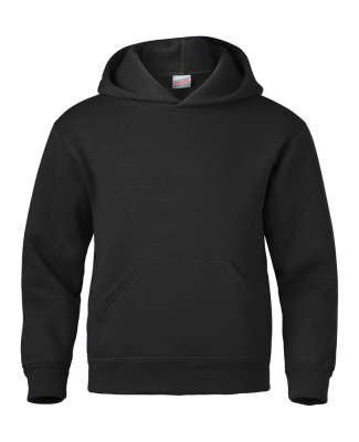 Soffe J9289 9 Oz Flc PO Hood in Black 001