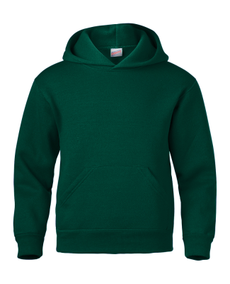 Soffe J9289 9 Oz Flc PO Hood in Dk green 301