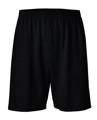Soffe M035 Mens HeavyWt Shor in Black ew3