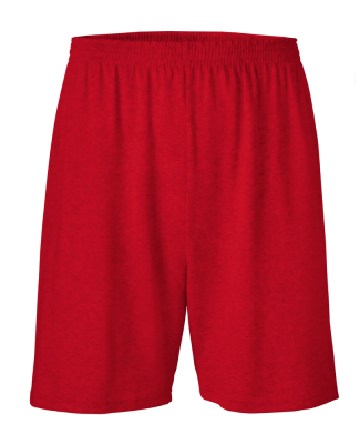 Soffe M035 Mens HeavyWt Shor in Red r4k