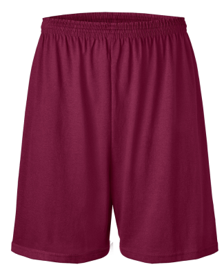 Soffe M036 Adult Short in Maroon r7k