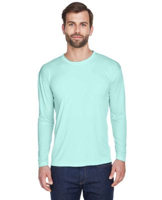 8422 UltraClub® Adult Cool & Dry Sport Long-Sleev in Sea frost
