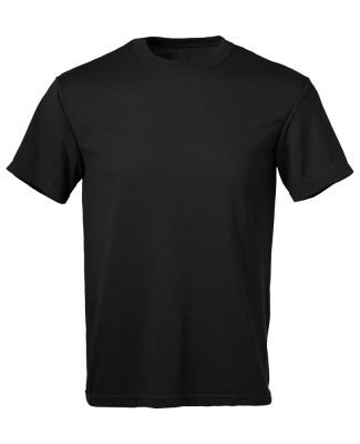 Soffe M280-3 Adult S/S Tee in Black 001