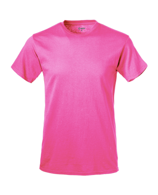 Soffe M305 Adult S/S Tee in Hot pink 672