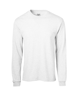 Soffe M375 Adult Mag L/S Tee in White n01