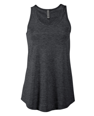 Soffe P506TS LADIES TRI BLEND FLOWY TANK in Charcoal heather k2y