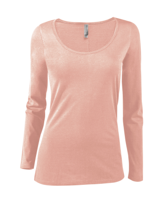 Soffe P507CS Ladies CVC LS in Blush f85