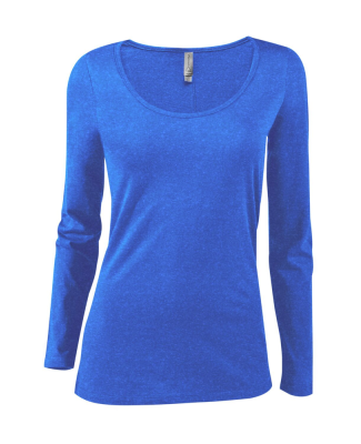 Soffe P507CS Ladies CVC LS in Royal heather kea