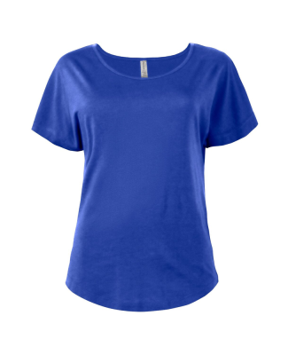 Soffe P505CS LADIES CVC DOLMAN TEE in Royal a4u