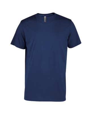 Soffe P601CS MENS CVC SS CREW NECK TEE in Harbor blue a2g