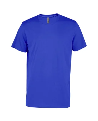 Soffe P601CS MENS CVC SS CREW NECK TEE in Royal a4u