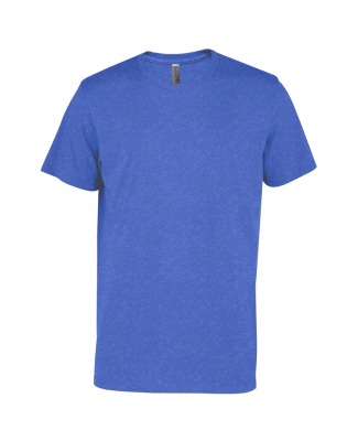 Soffe P601CS MENS CVC SS CREW NECK TEE in Royal heather kea