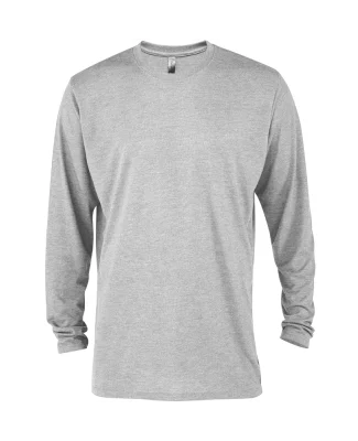 Soffe P603TS MENS TRI BLEND LS TEE in Athletic heather k2x