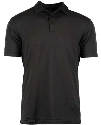 Burnside Clothing 0900 Dawn to Dusk Polo in Heather black