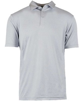 Burnside Clothing 0900 Dawn to Dusk Polo in Heather light grey