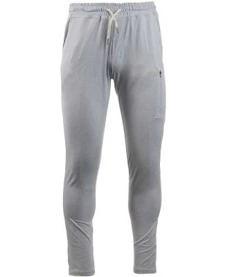 Burnside Clothing 8857 Dawn to Dusk Jogger in Heather light grey