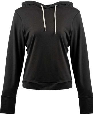 Burnside Clothing 5667 Women's Dawn to Dusk Hooded in Heather black