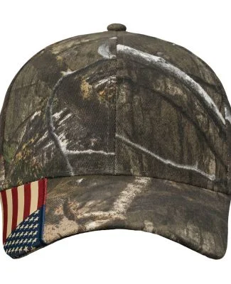 Kati LC350 Camo Woven USA Flag Cap in Country dna/ usa flag