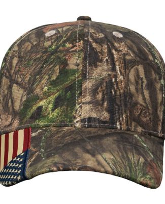 Kati LC350 Camo Woven USA Flag Cap in Xtra/ usa flag