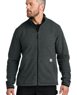 CARHARTT CT106416 Carhartt Textured Full-Zip Fleec in Carbonhthr