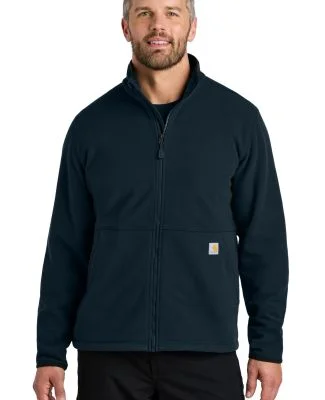 CARHARTT CT106416 Carhartt Textured Full-Zip Fleec in Navy