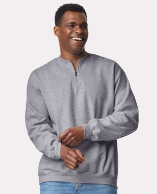 Gildan SF008 Unisex Softstyle Midweight Fleece Qua in Rs sport grey
