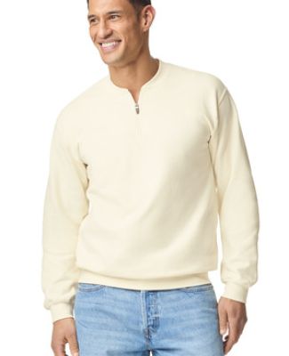 Gildan SF008 Unisex Softstyle Midweight Fleece Qua in Off white