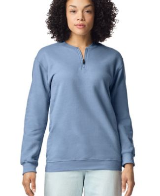Gildan SF008 Unisex Softstyle Midweight Fleece Qua in Stone blue